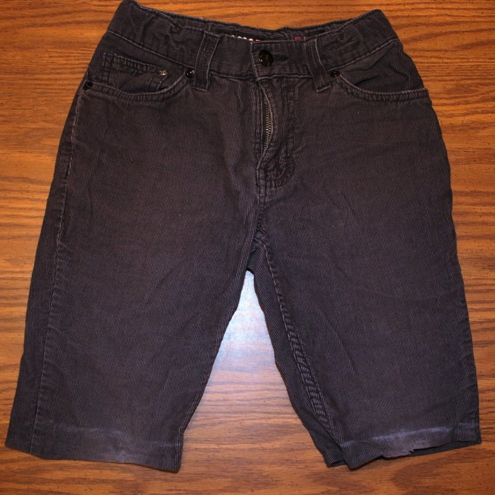 Tony Hawk Corduroy Faded Black Jean Shorts